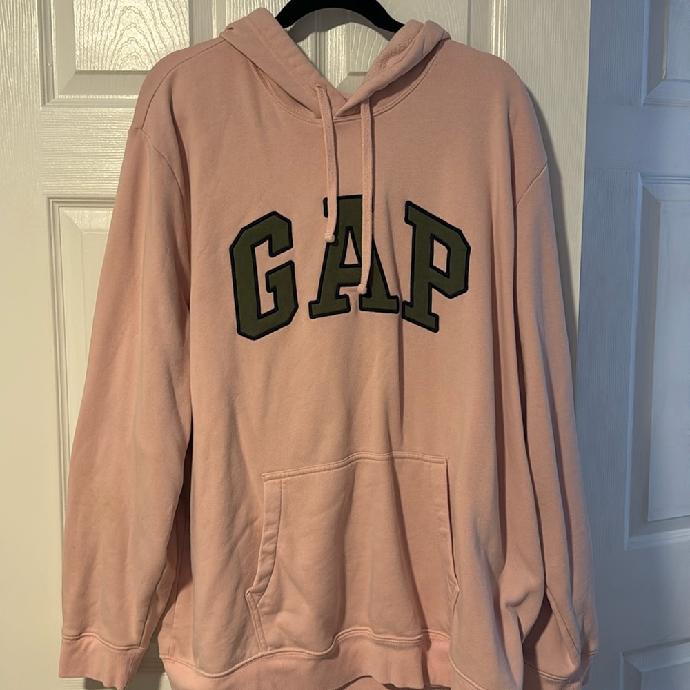 Men’s pink gap hoodie